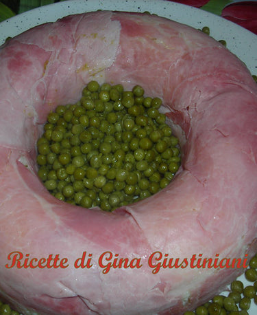 foto ricetta Torta di riso con prosciutto e piselli 