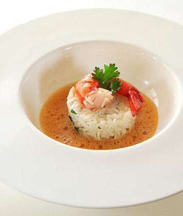 foto ricetta Insalata di Riso Basmati al coriandolo e code di gambero 