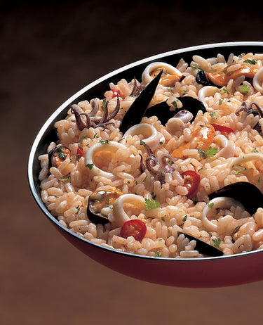 foto ricetta Riso Venere per risotto alla marinara 