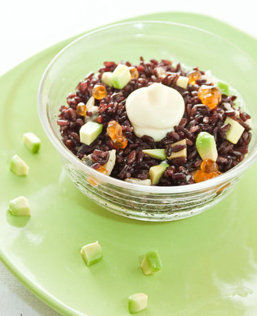 foto ricetta Riso venere, ostriche, avocado e maionese allo yogurt 