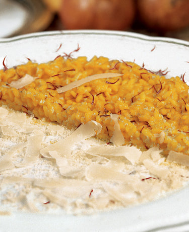 foto ricetta Riso allo zafferano e fonduta di parmigiano-reggiano 