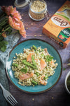 foto ricetta Insalata di Riso Gallo orzo, asparagi e salmone. 