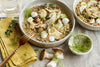 Risotto Funghi mit geröstetem Fenchel und Mozzarella 