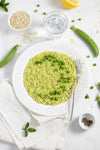 foto ricetta Risotto ai piselli con limone e menta 