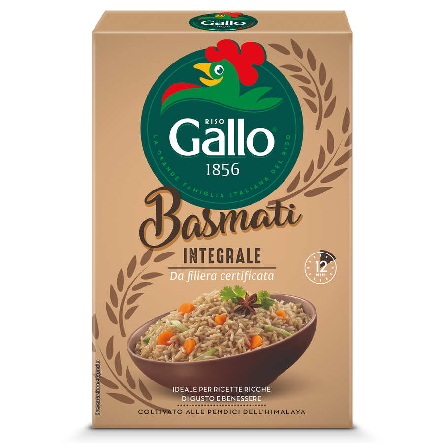confezione riso basmati integrale da filiera certificata coltivato alle pendici dell'Himalaya  Video1