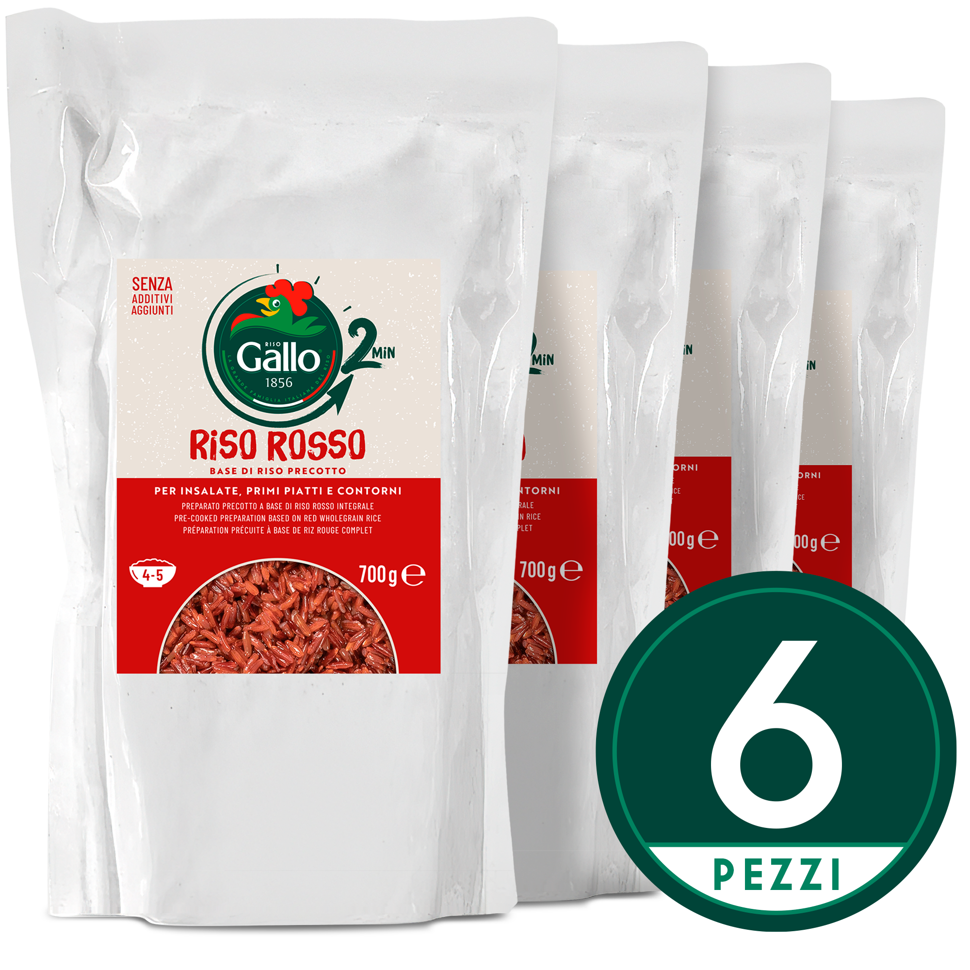 base riso precotto rosso in 2 minuti riso gallo 