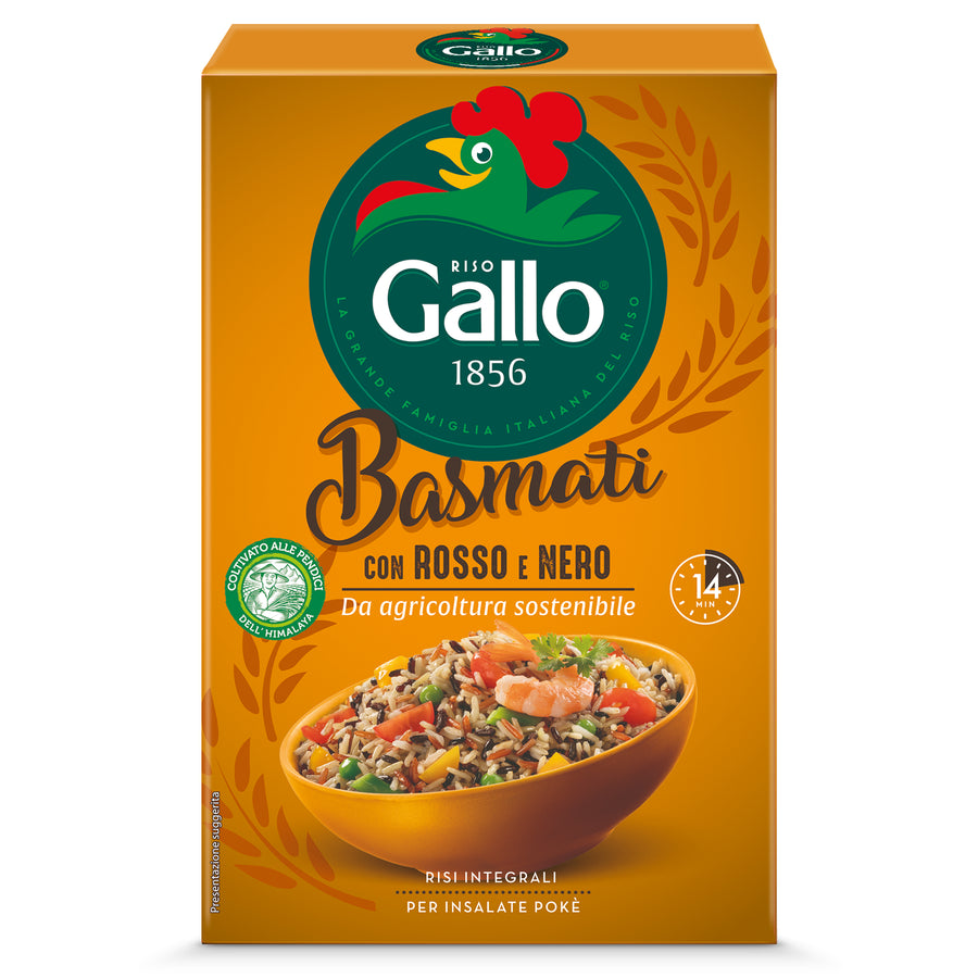 riso basmati con rosso e nero da agricoltura sostenibile riso gallo  Video1