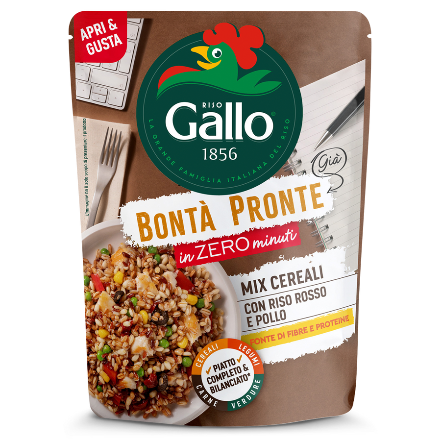 bontà pronte mix cereali e pollo in zero minuti riso gallo  Video1