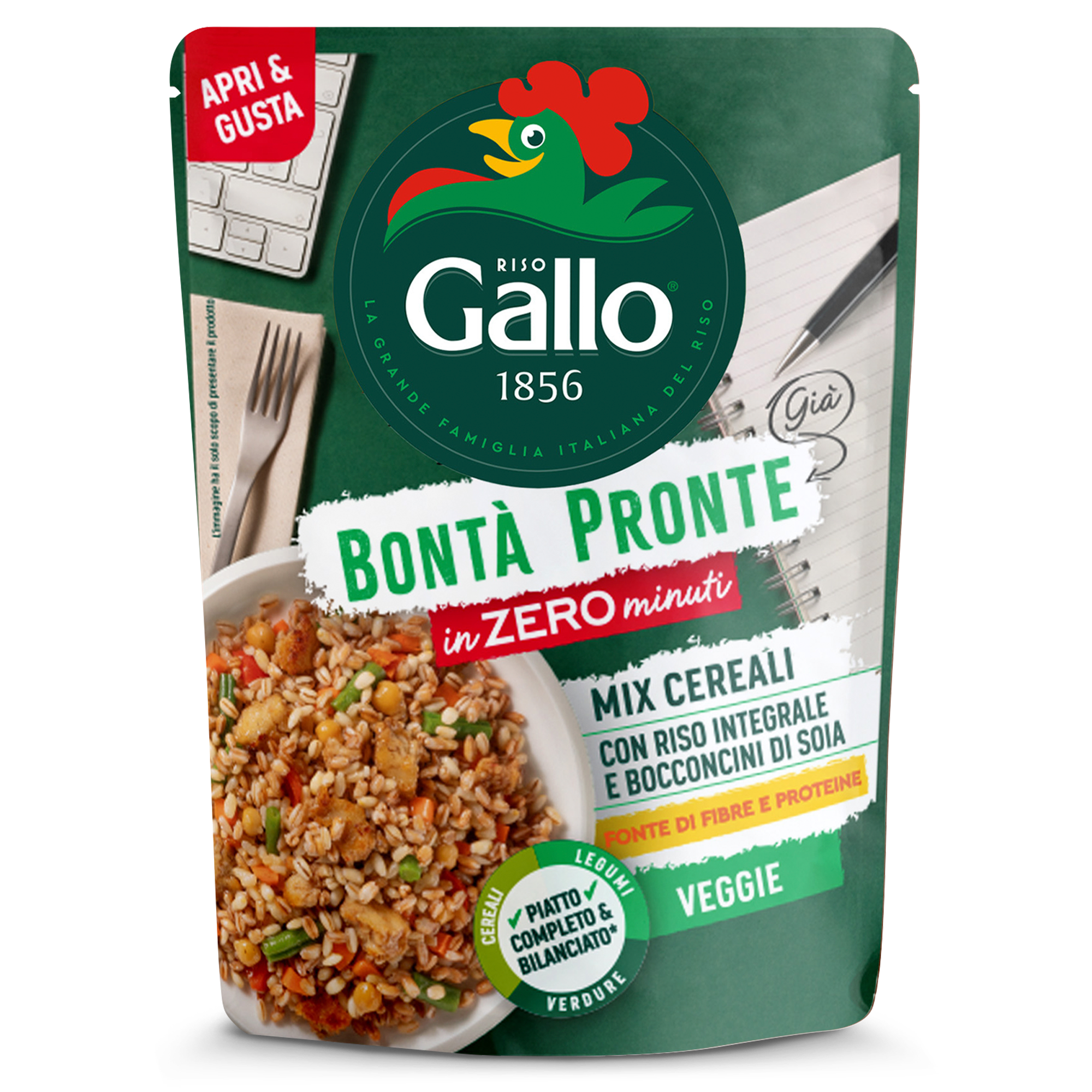 bontà pronte mix cereali veggie in zero minuti riso gallo 