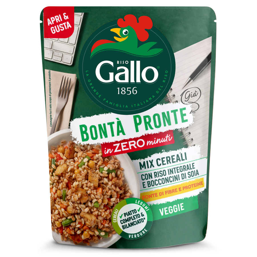 bontà pronte mix cereali veggie in zero minuti riso gallo  Video1