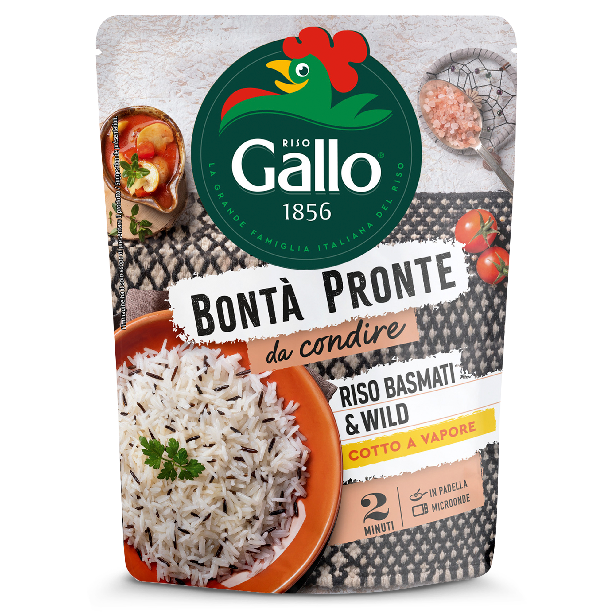 bontà pronte riso basmati&wild in 2 minuti riso gallo 