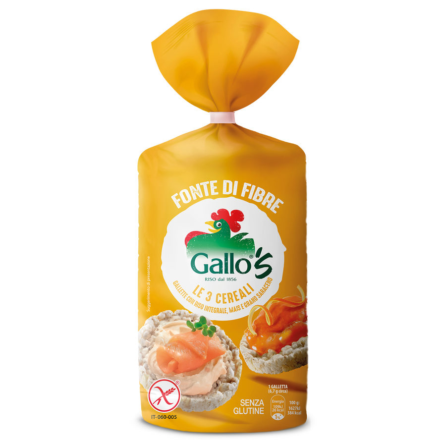 gallette 3 cereali riso gallo  Video1