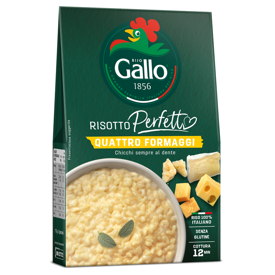 risotto perfetto quattro formaggi riso gallo  Video1