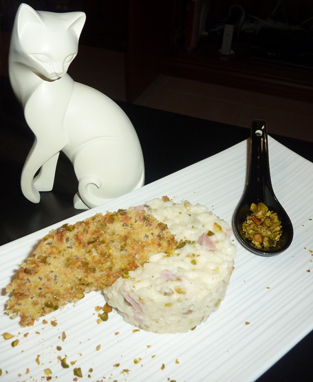 risotto pistacchi e speck