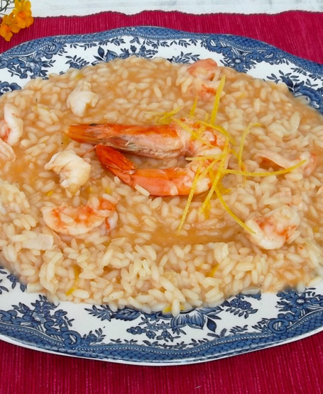 riso con pesce