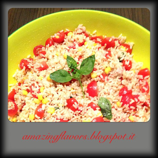 insalata di riso integrale