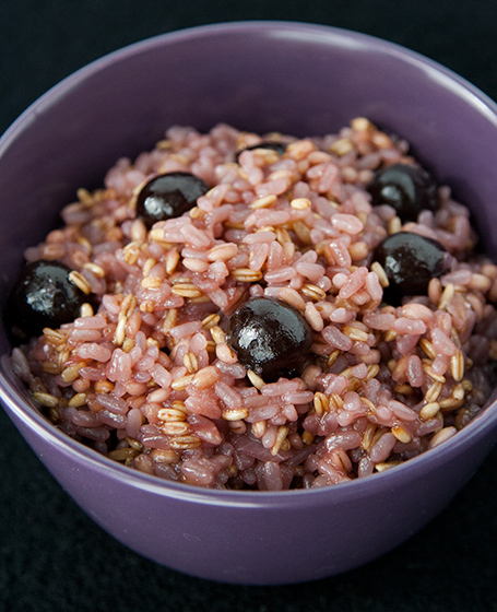 Risotto alle amarene