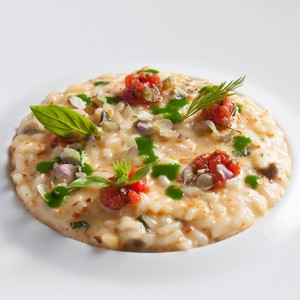 Risotto con capperi