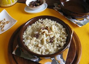 Il risotto cremoso con un tris di ingredienti particolari