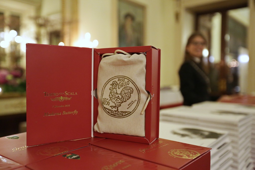 La couvette di Riso Gallo per La Scala di Milano