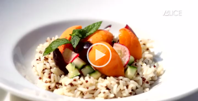 Insalata di riso e quinoa Expresso con frutta e verdura