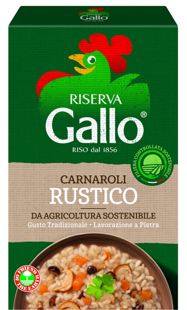 RISO CARNAROLI RUSTICO DA AGRICOLTURA SOSTENIBILE Riso Gallo
