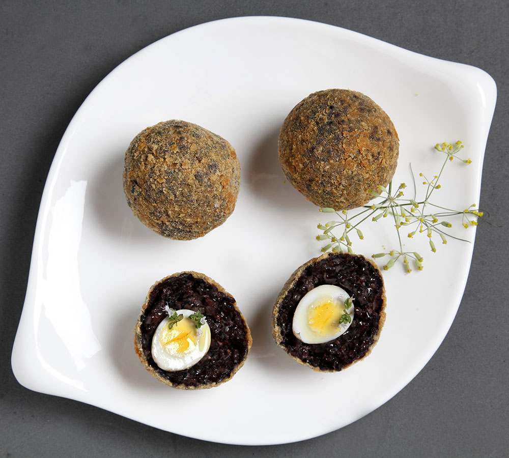 Arancino uova di qualglia