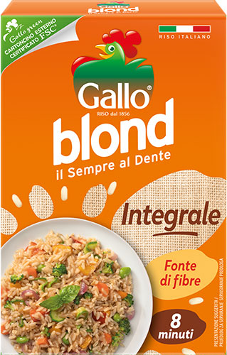 RISO INTEGRALE BLOND 8 MINUTI - Riso Gallo