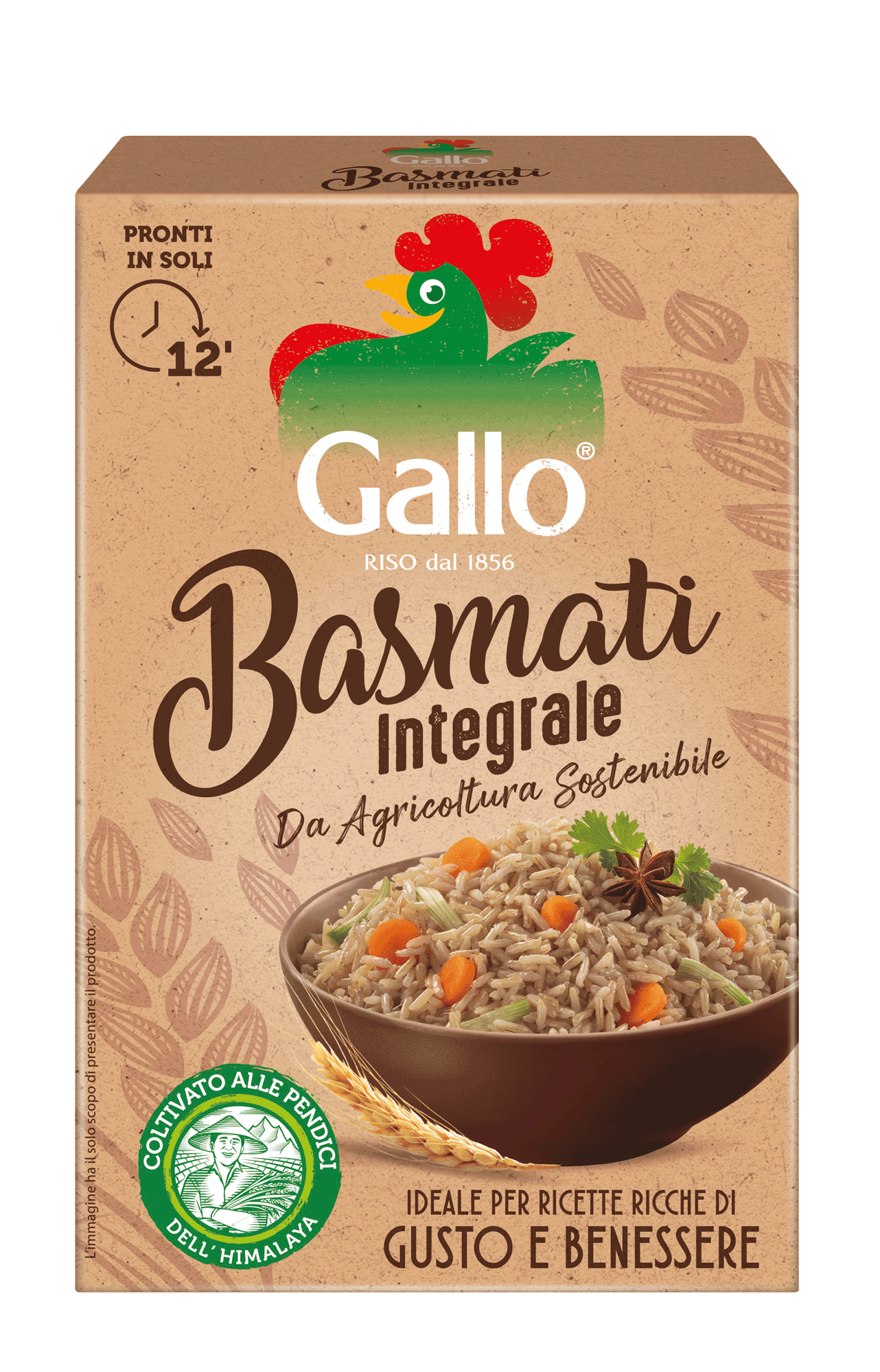 BASMATI INTEGRALE da agricoltura sostenibile - Riso Gallo